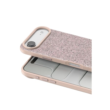 Onegif Apple İphone 17 Air Bright Simli Kapak - Pembe
