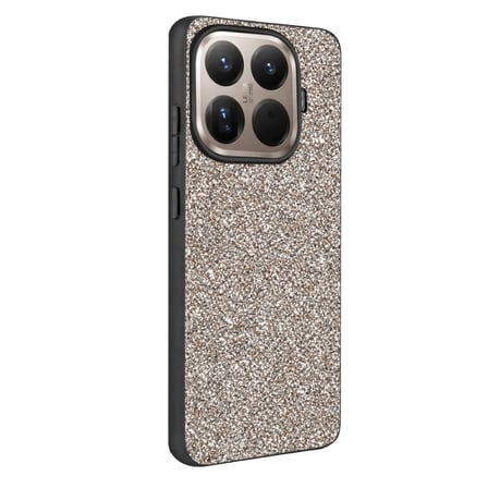 Onegif Xiaomi Mi 15t Pro Bright Simli Kapak - Gümüş