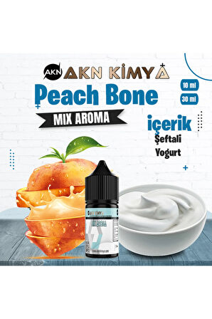 Peach Bone Mix Aroma Şeftali Yoğurt Gıda Aroması 10 ml