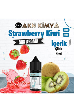 Strawberry Kiwi Mix Aroma Çilek Kiwi Gıda Aroması 10 ml