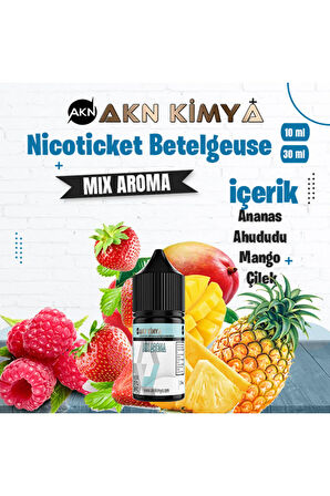 Nicoticket Betelgeuse Mix Aroma Ananas Ahududu Mango Gıda Aroması 10 ml
