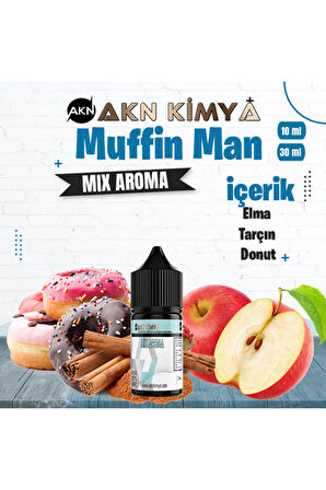 One Hit Wonder Muffin Man Mix Aroma Elma Tarçın Donut Gıda Aroması 10 ml