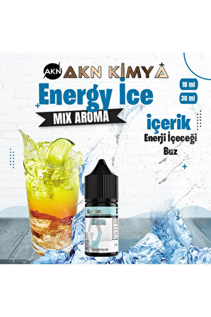 Energy İce Mix Aroma Enerji İçeceği Buz Gıda Aroması 10 ml