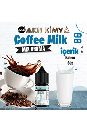 Coffee Milk Mix Aroma Kahve Süt Gıda Aroması 10 ml