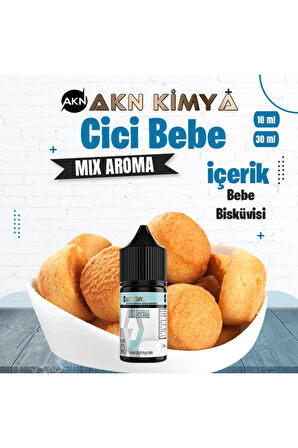 Cici Bebe Mix Aroma Bebe Bisküvisi Gıda Aroması 10 ml