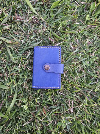 Hakiki Deri Akordiyon Cüzdan Kartlık