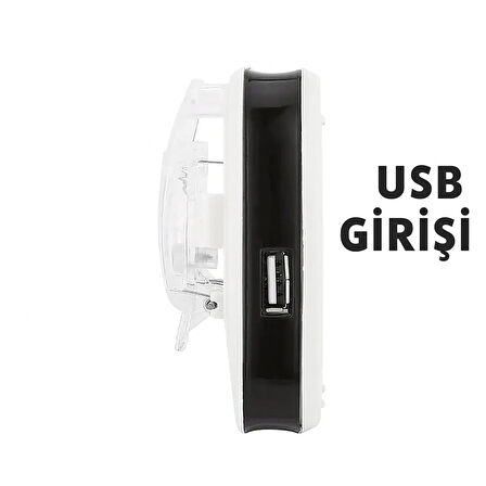  LED Ekranlı Evrensel Li-Ion Batarya Şarj Cihazı + USB Girişli