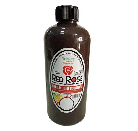 Akrilik Hobi Boyası Redrose 10 Renk  varyant 500ml