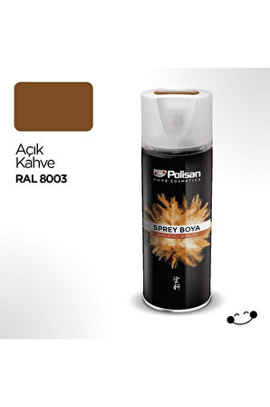 POLİSAN SPREY BOYA AKRİLİK AÇIK KAHVE RAL 8003