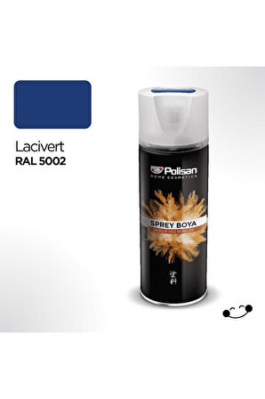POLİSAN SPREY BOYA AKRİLİK LACİVERT RAL 5002