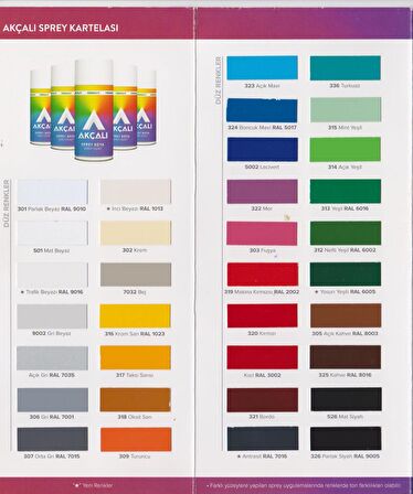 Akçalı Akrilik Sprey Boya TAMPON FÜME GRİ 400 ml - 638