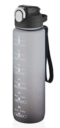 Vagonlife VGN2219 1000ml Siyah Pipetli Matara
