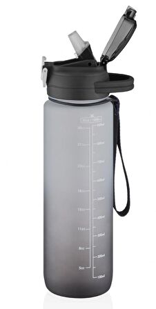 Vagonlife VGN2219 1000ml Siyah Pipetli Matara