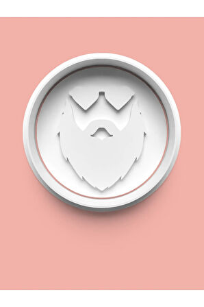 Sakallı Adam Figürü Kurabiye Kalıbı Ve Şeker Hamuru Kalıbı