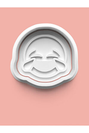 Emoji Surat İfadesi Kurabiye Kalıbı Ve Şeker Hamuru Kalıbı