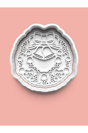 Fiyonk Kurdele Temalı Ziller Figürü Kurabiye Kalıbı Ve Şeker Hamuru Kalıbı