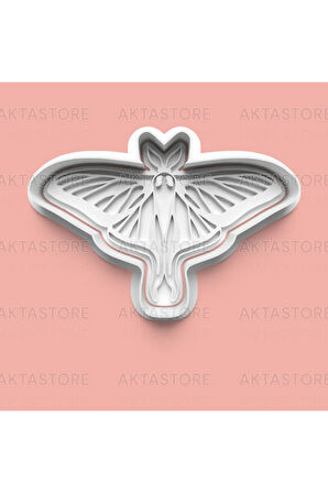 Desenli Kanat Kurabiye Kalıbı Ve Şeker Hamuru Kalıbı