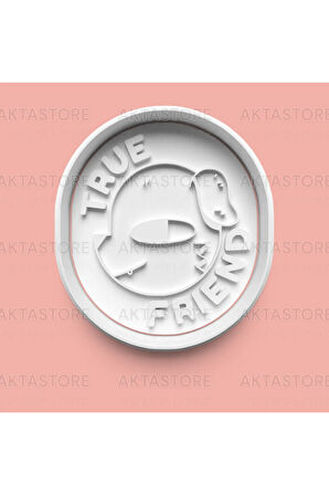 Gerçek Arkadaş - Dost Figürü Kurabiye Kalıbı Ve Şeker Hamuru Kalıbı