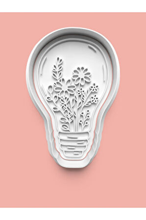 Çiçek Temalı Kurabiye Kalıbı Ve Şeker Hamuru Kalıbı