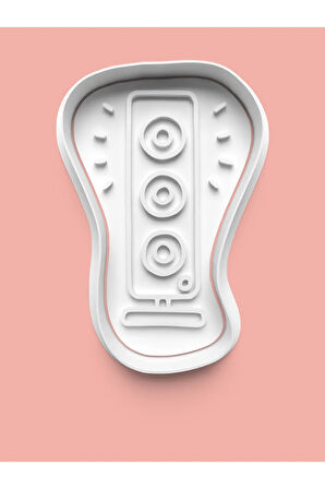 Parti Temalı Hoparlör Figürü Kurabiye Kalıbı Ve Şeker Hamuru Kalıbı