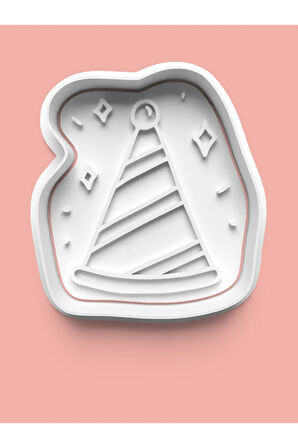 Parti Şapkası Kurabiye Kalıbı Ve Şeker Hamuru Kalıbı