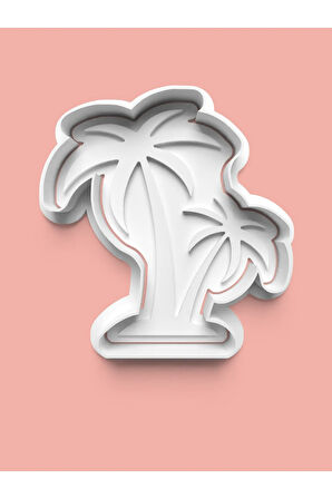 Palmiye Ağacı Figürü Kurabiye Kalıbı Ve Şeker Hamuru Kalıbı