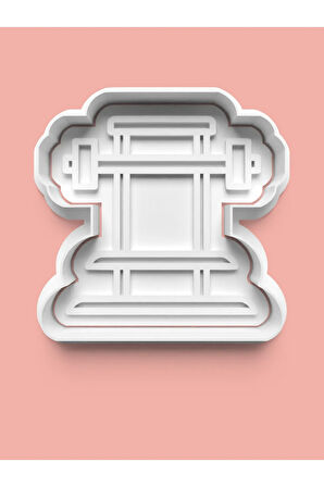 Gym Temalı Kurabiye Kalıbı Ve Şeker Hamuru Kalıbı