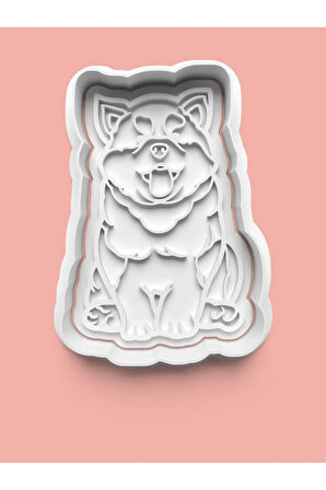 Alaskan Malamute Köpek Figürü Kurabiye Kalıbı Ve Şeker Hamuru Kalıbı