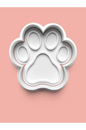 Köpek Patisi Kurabiye Kalıbı Ve Şeker Hamuru Kalıbı