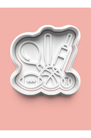 Spor Temalı Kurabiye Kalıbı Ve Şeker Hamuru Kalıbı