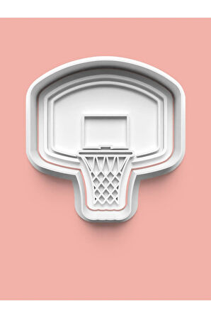 Basketbol Potası Kurabiye Kalıbı Ve Şeker Hamuru Kalıbı