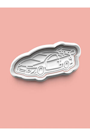 Yarış Arabası Kurabiye Kalıbı Ve Şeker Hamuru Kalıbı 0420-4