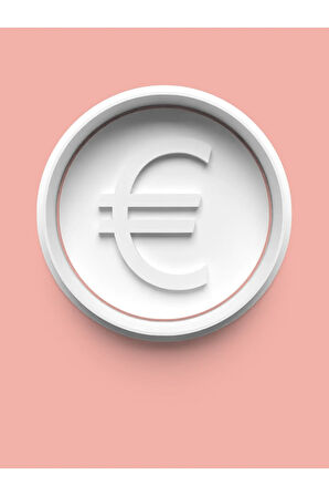 Euro Para Birimi Figürü Kurabiye Kalıbı Ve Şeker Hamuru Kalıbı