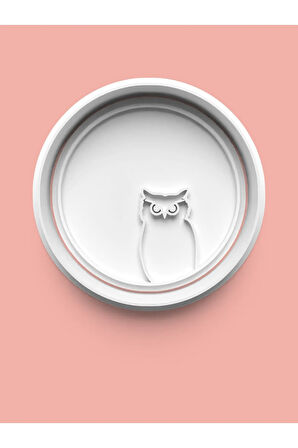 Baykuş Figürü Kurabiye Kalıbı Ve Şeker Hamuru Kalıbı 0434-2