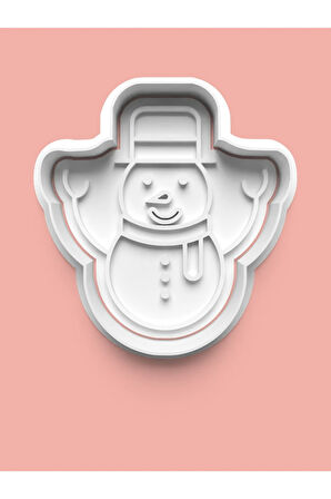 Kardan Adam Figürü Kurabiye Kalıbı Ve Şeker Hamuru Kalıbı