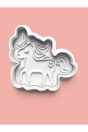 Unicorns Kurabiye Kalıbı Ve Şeker Hamuru Kalıbı