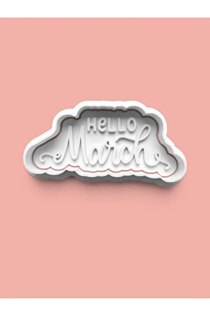 March Kurabiye Kalıbı Ve Şeker Hamuru Kalıbı 0538-3