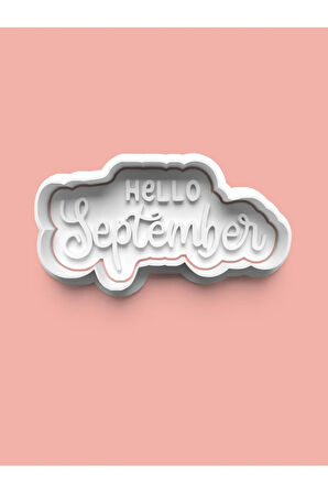 September Kurabiye Kalıbı Ve Şeker Hamuru Kalıbı 0538-9