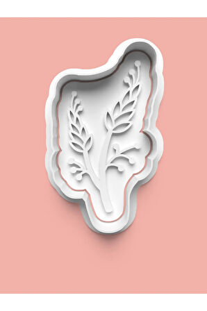 Bahar Çiçeği 14.model Kurabiye Kalıbı Ve Şeker Hamuru Kalıbı