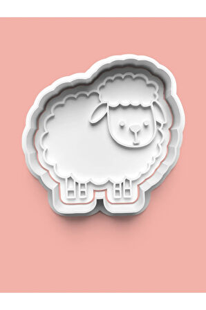 Kuzu Figürü Kurabiye Kalıbı Ve Şeker Hamuru Kalıbı