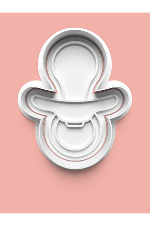 Bebek Emzik Kurabiye Kalıbı Ve Şeker Hamuru Kalıbı