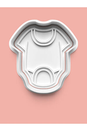 Bebek Elbisesi Bebek Zıbını Kurabiye Kalıbı Ve Şeker Hamuru Kalıbı