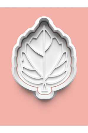 Yaprak Figürü Kurabiye Kalıbı Ve Şeker Hamuru Kalıbı