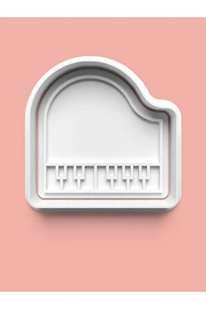 Piano Figürü Kurabiye Kalıbı Ve Şeker Hamuru Kalıbı