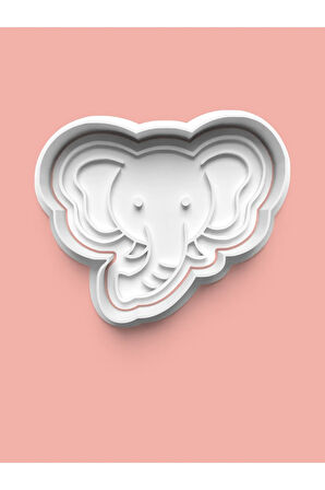 Fil Suratı Kurabiye Kalıbı Ve Şeker Hamuru Kalıbı