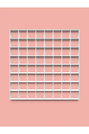 Çoklu Kesici Kare Kurabiye Kalıbı Ve Şeker Hamuru Kalıbı 2 Cm