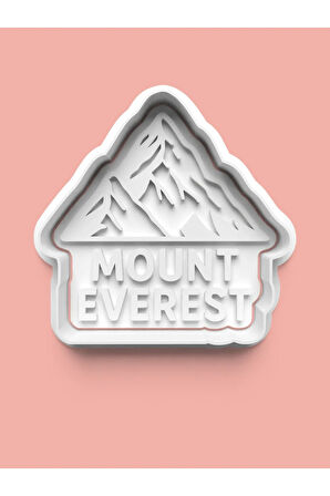 Everest Dağ Figürü Kurabiye Kalıbı Ve Şeker Hamuru Kalıbı