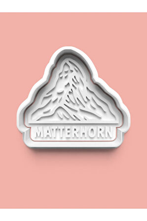 Matterhorn Dağ Figürü Kurabiye Kalıbı Ve Şeker Hamuru Kalıbı