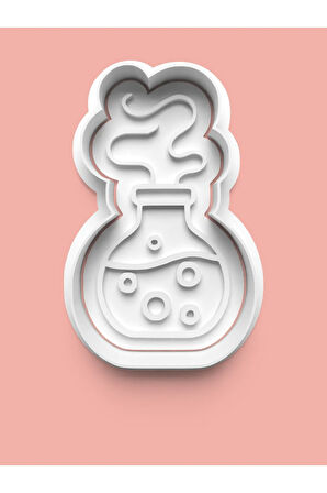 Sihirli İksir Şişesi Kurabiye Kalıbı Ve Şeker Hamuru Kalıbı