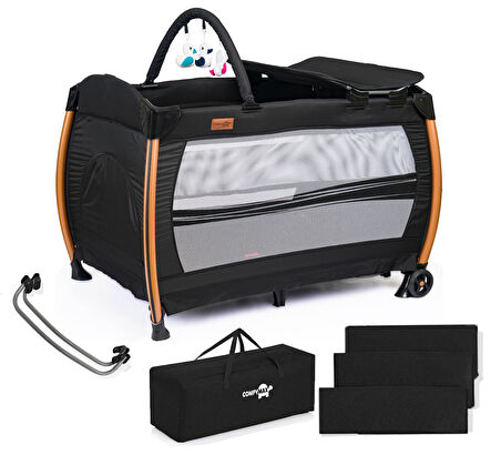 Comfymax Power Park Yatak Oyun Parkı 70X110 - Cosmos Black